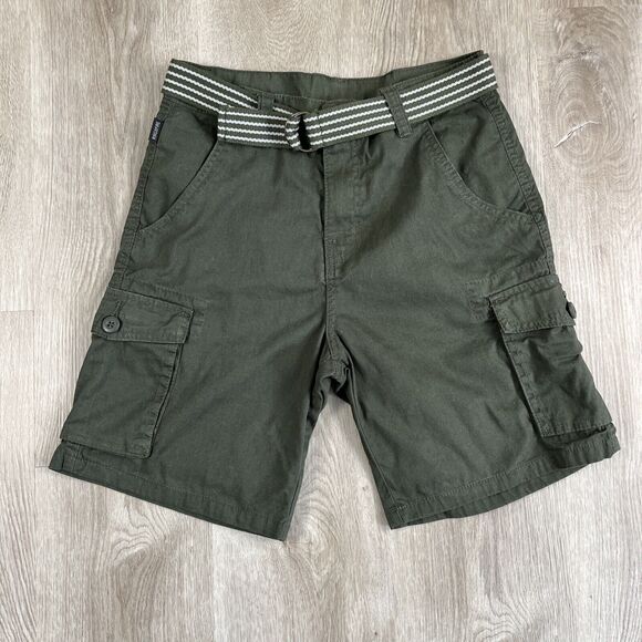 Ring of Fire Other - Ring Of Fire Shorts - Dark Green - Boys Size 14 with belt